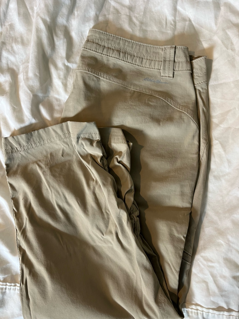Eddie Bauer Lightweight Khaki Travel Pants